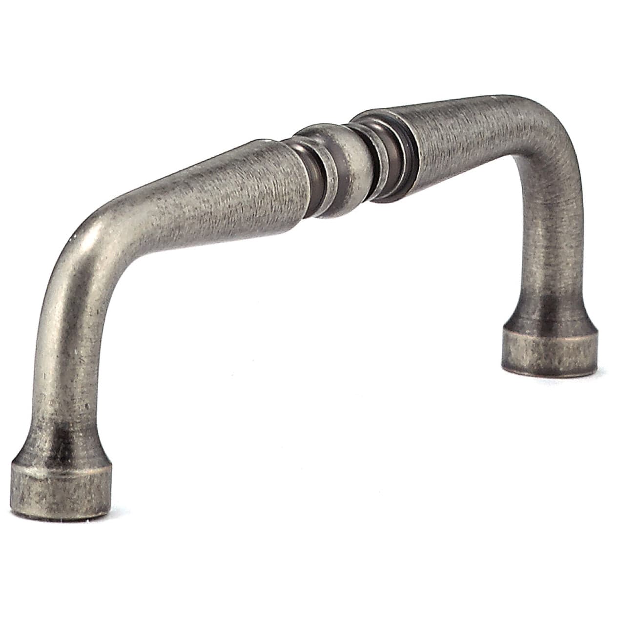 Traditional Pull, 3-1/2" Center-to-Center, Pewter alt 0