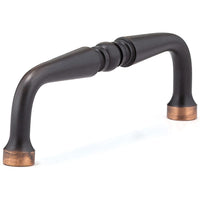 Traditional Pull, 3-1/2" Center-to-Center, Brushed Oil-Rubbed Bronze alt 0