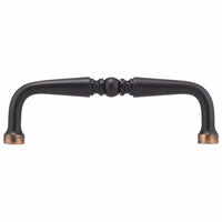 Traditional Pull, 3-1/2" Center-to-Center, Brushed Oil-Rubbed Bronze alt 0