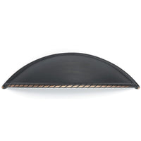 Traditional Pull, 3-3/4" Center-to-Center, Brushed Oil-Rubbed Bronze alt 0