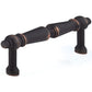 Traditional Pull, 3-3/4" Center-to-Center, Brushed Oil-Rubbed Bronze alt 0