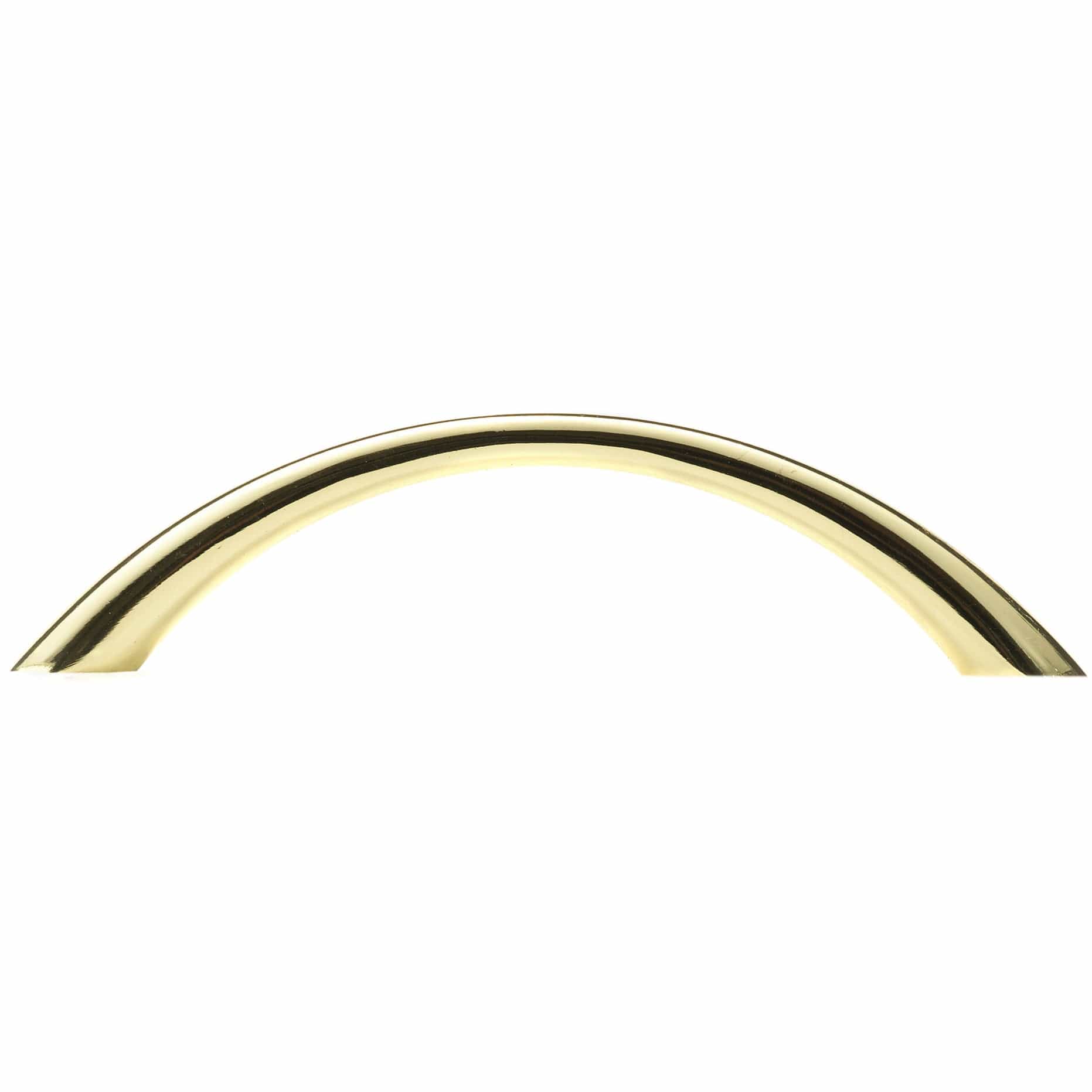 Contemporary Pull, 3-3/4" Center-to-Center, Brass alt 0