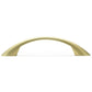 Contemporary Pull, 3-3/4" Center-to-Center, Satin Brass alt 0