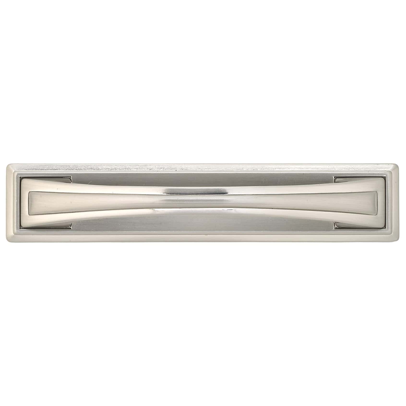 Transitional Pull, 5-1/16" Center-to-Center, Brushed Nickel alt 0