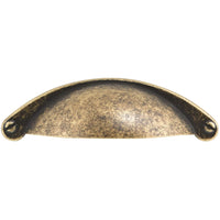 Traditional Pull, 2-1/2" Center-to-Center, Burnished Brass alt 0