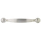 Traditional Pull, 3-3/4" Center-to-Center, Brushed Nickel alt 0