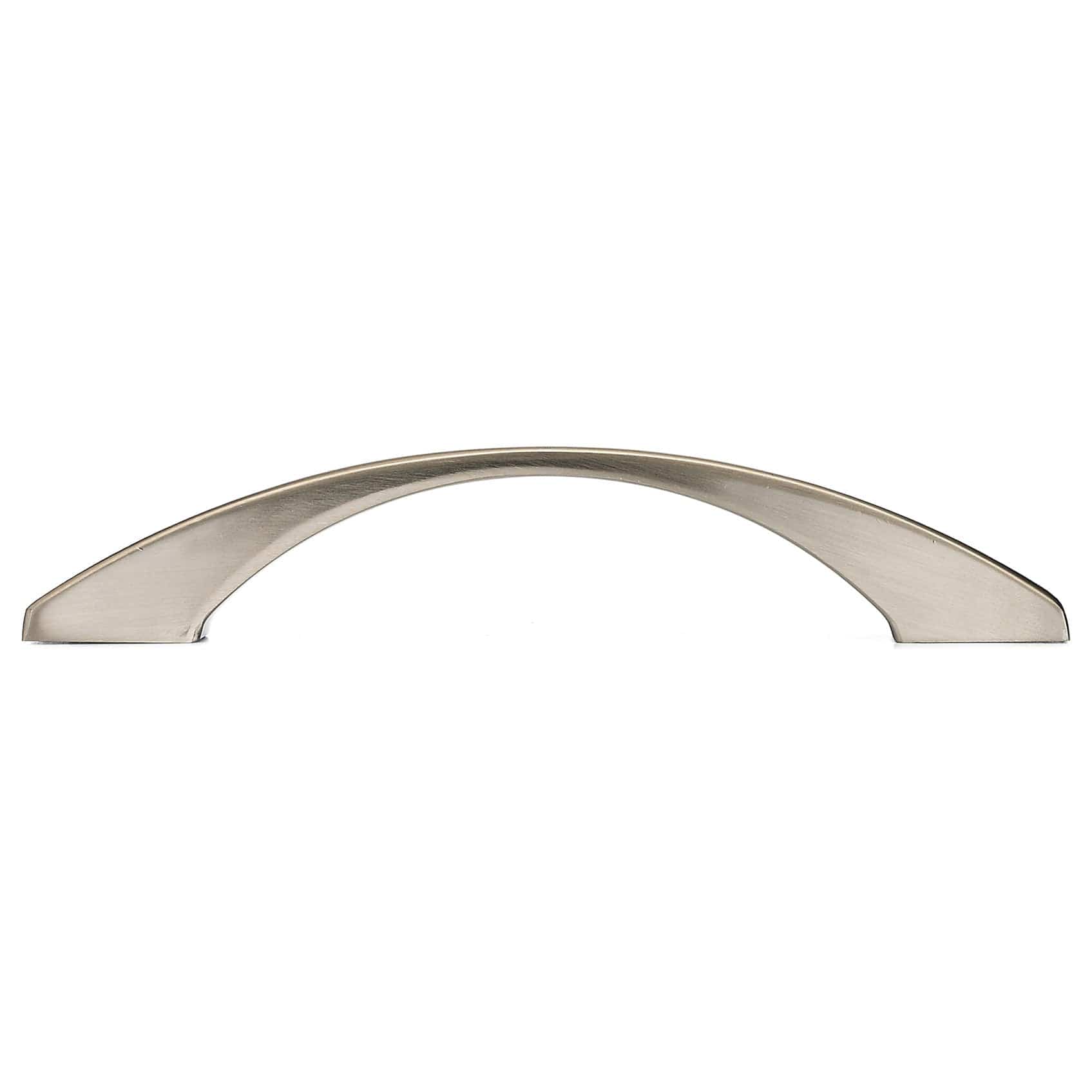 Traditional Pull, 3-3/4" Center-to-Center, Brushed Nickel alt 0