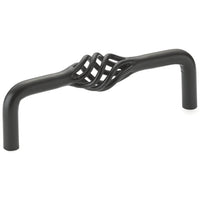 Traditional Pull, 4" Center-to-Center, Matte Black alt 0