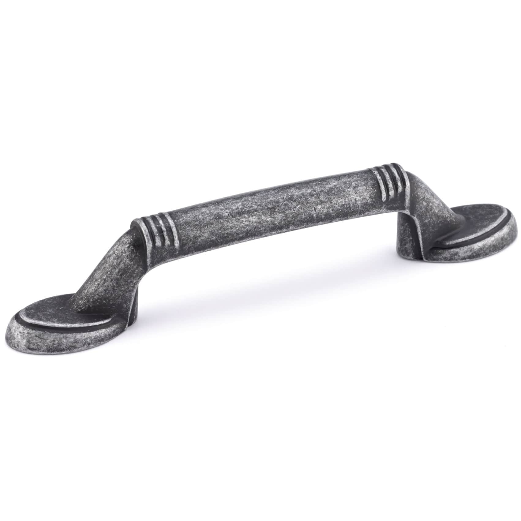 Traditional Pull, 3" Center-to-Center, Natural Iron alt 0