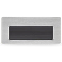 Contemporary Recessed Pull, 3-3/8" x 1-17/32", Brushed Chrome alt 0