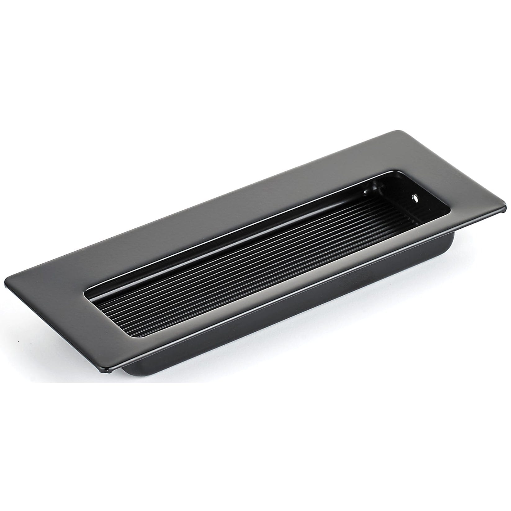 Contemporary Recessed Pull, 4-15/32" x 1-5/8", Matte Black alt 0