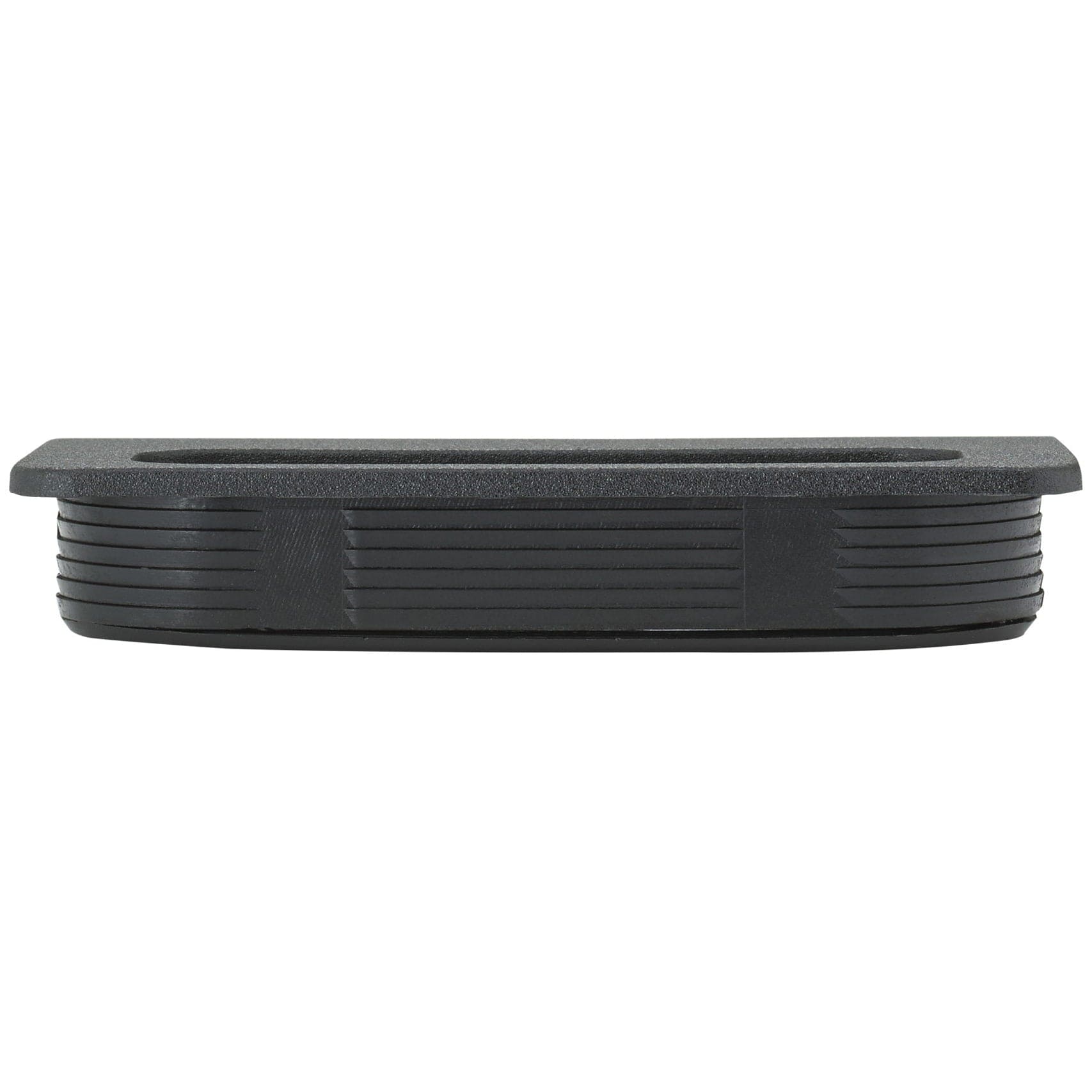 Contemporary Recessed Pull, 4-7/32" x 1-7/8", Matte Black alt 0