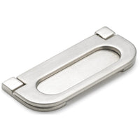 Contemporary Recessed Pull, 2-3/4" Center-to-Center, Brushed Nickel alt 0