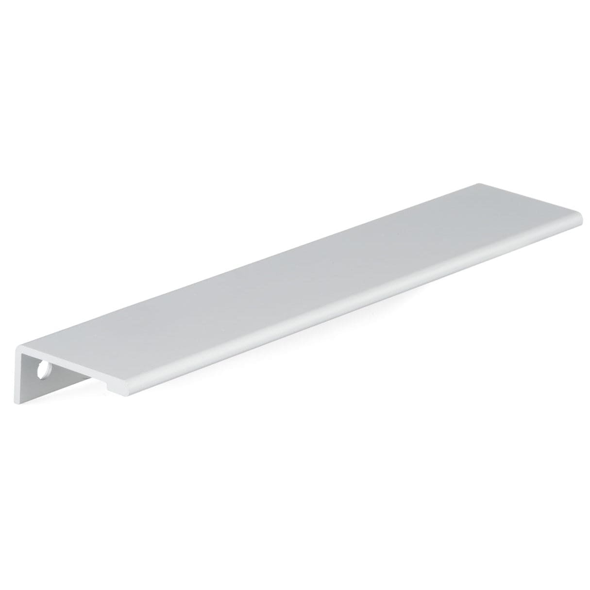 Contemporary Edge Pull, 7-9/16" Center-to-Center, Aluminum alt 0