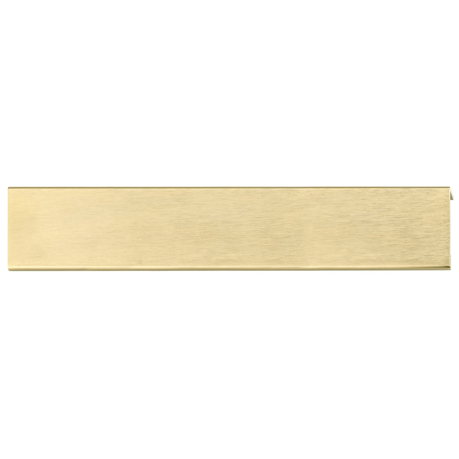 Contemporary Edge Pull, 7-9/16" Center-to-Center, Satin Gold alt 0