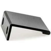 Contemporary Edge Pull, 1-5/16" Center-to-Center, Brushed Black alt 0