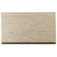 Contemporary Edge Pull, 1-31/32" Center-to-Center, Champagne Bronze alt 0