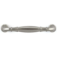 Traditional Pull, 3-3/4" Center-to-Center, Brushed Nickel alt 0