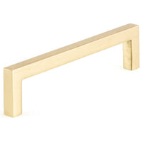 Contemporary Pull, 5-1/16" Center-to-Center, Satin Brass alt 0