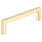 Contemporary Pull, 5-1/16" Center-to-Center, Satin Brass alt 0
