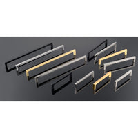 Contemporary Pull, 5-1/16" Center-to-Center, Satin Brass alt 0