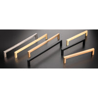 Contemporary Pull, 7-9/16" Center-to-Center, Brushed Nickel alt 0