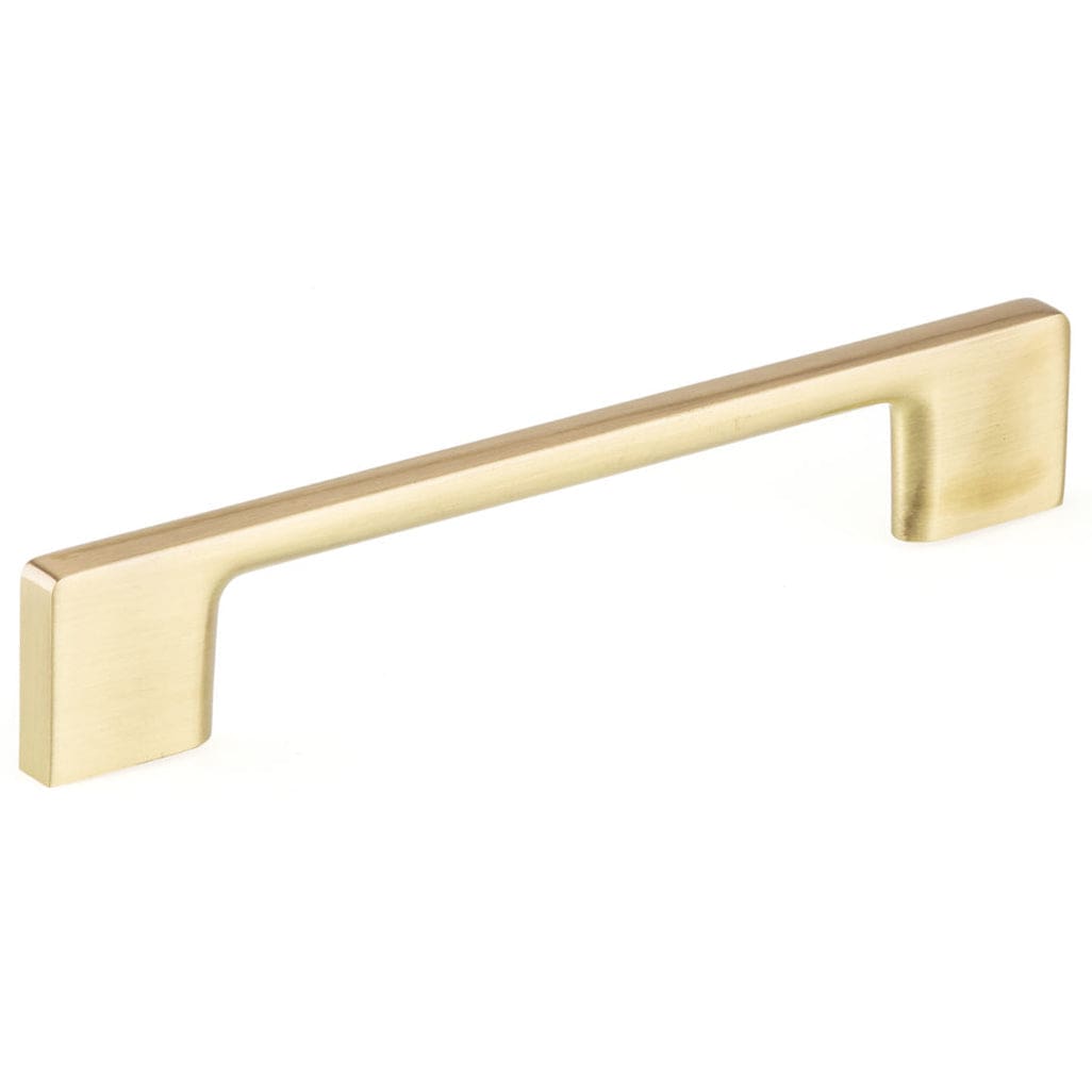 Contemporary Pull, 5-1/16" Center-to-Center, Satin Brass alt 0