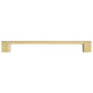 Contemporary Pull, 7-9/16" Center-to-Center, Satin Brass alt 0