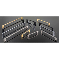 Contemporary Pull, 7-9/16" Center-to-Center, Satin Brass alt 0