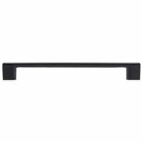 Contemporary Pull, 7-9/16" Center-to-Center, Matte Black alt 0