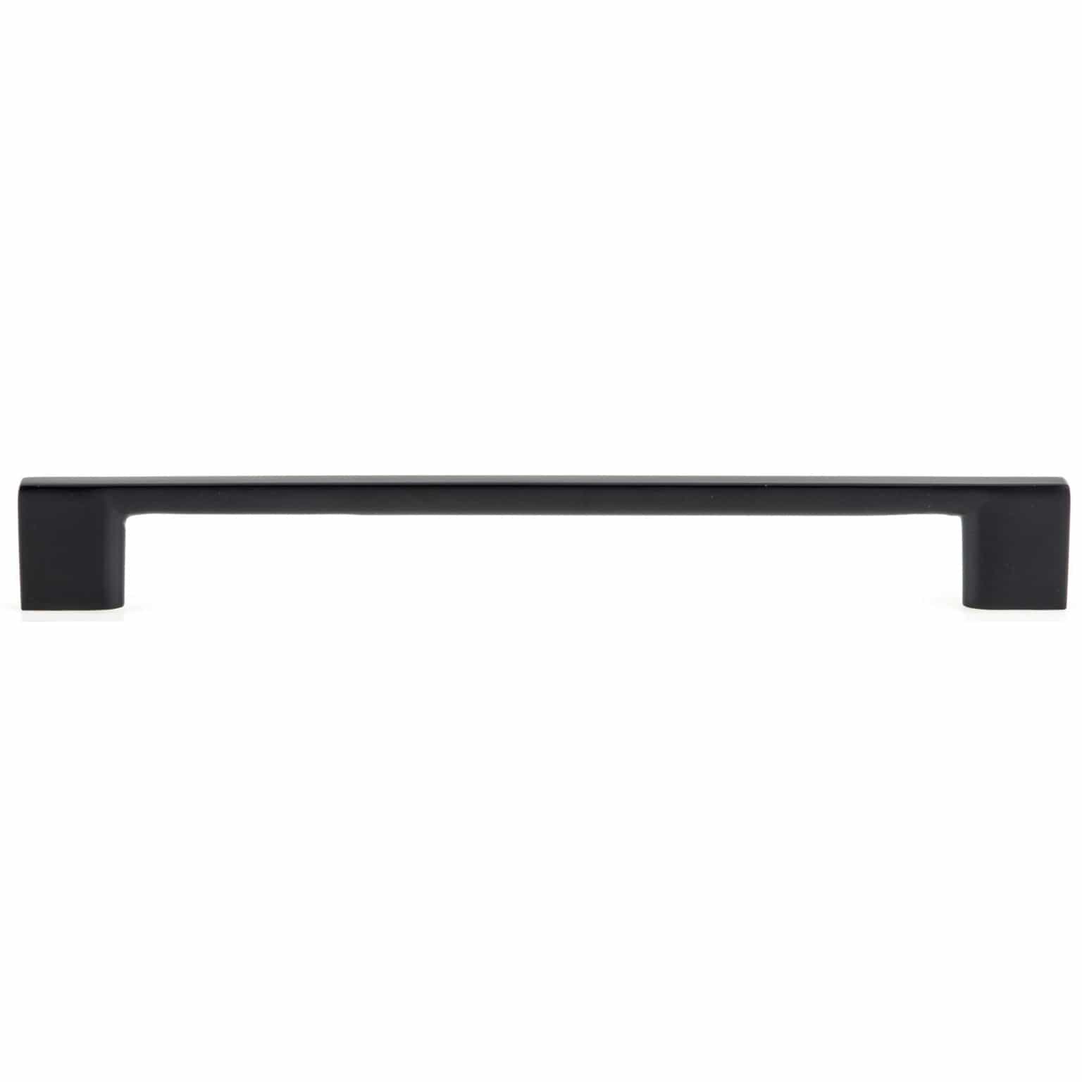 Contemporary Pull, 7-9/16" Center-to-Center, Matte Black alt 0