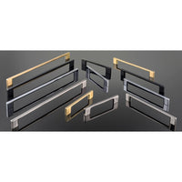 Contemporary Pull, 7-9/16" Center-to-Center, Matte Black alt 0