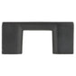 Contemporary Pull, 1-1/4" Center-to-Center, Matte Black alt 0