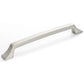 Transitional Pull, 7-9/16" Center-to-Center, Brushed Nickel alt 0