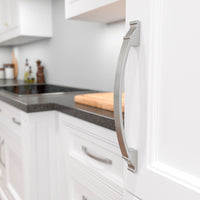 Traditional Pull, 12-5/8" Center-to-Center, Brushed Nickel alt 0