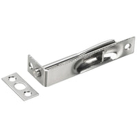 4" x 3/4" Flush Bolt Brushed Nickel alt 0