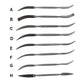 Riffler Files, Set of 8 (A-H) alt 0