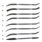 Riffler Rasps, Set of 8 (A-H) alt 0