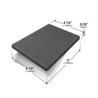 4-1/2" x 6" Heavy-Duty Self-Stick Felt Pad - Pair alt 0