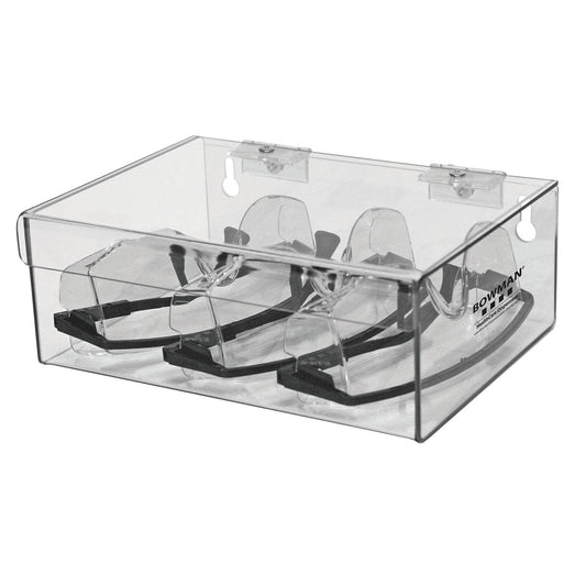 Hinged Lid Storage Box Clear alt 0