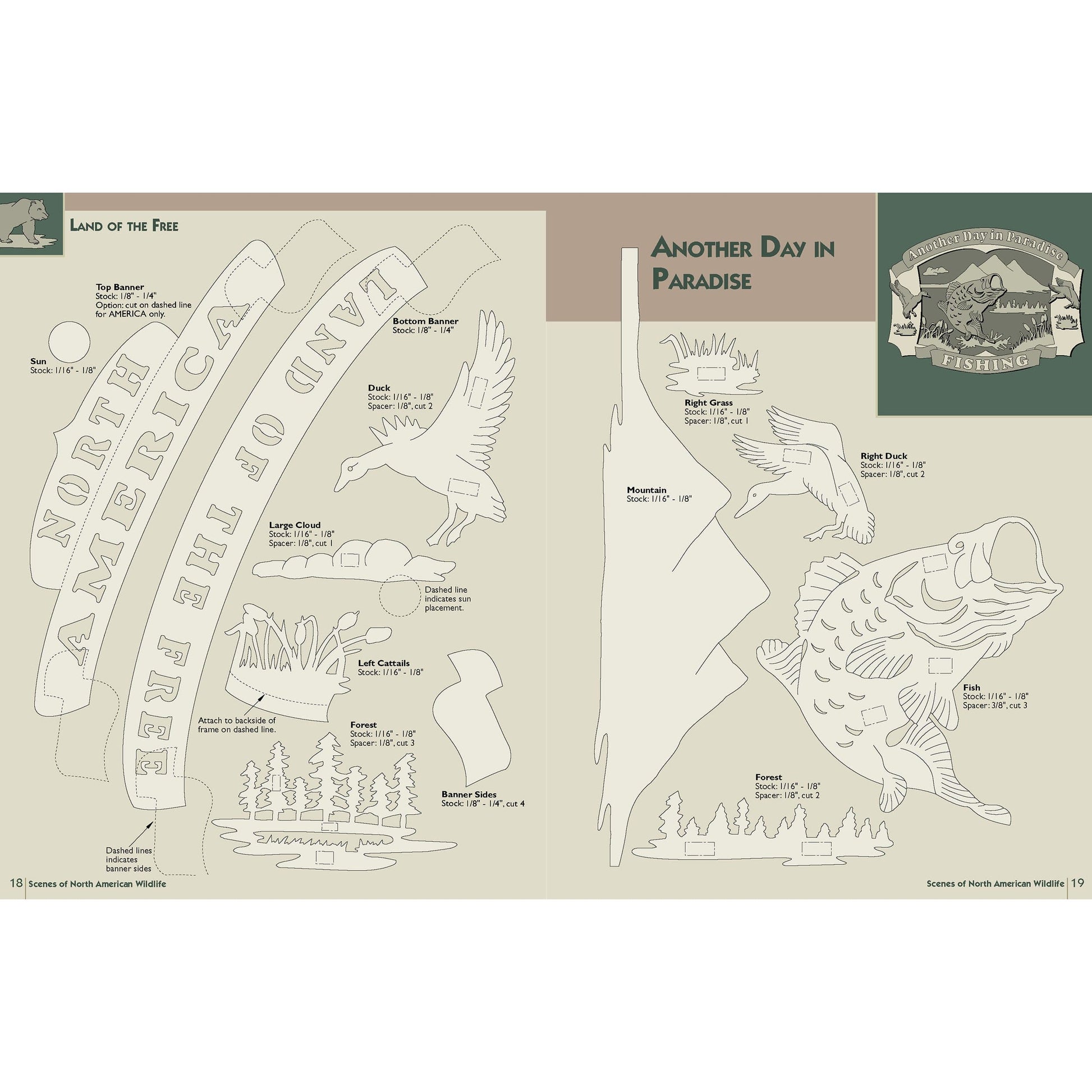 Scenes of North American Wildlife for the Scroll Saw alt 0