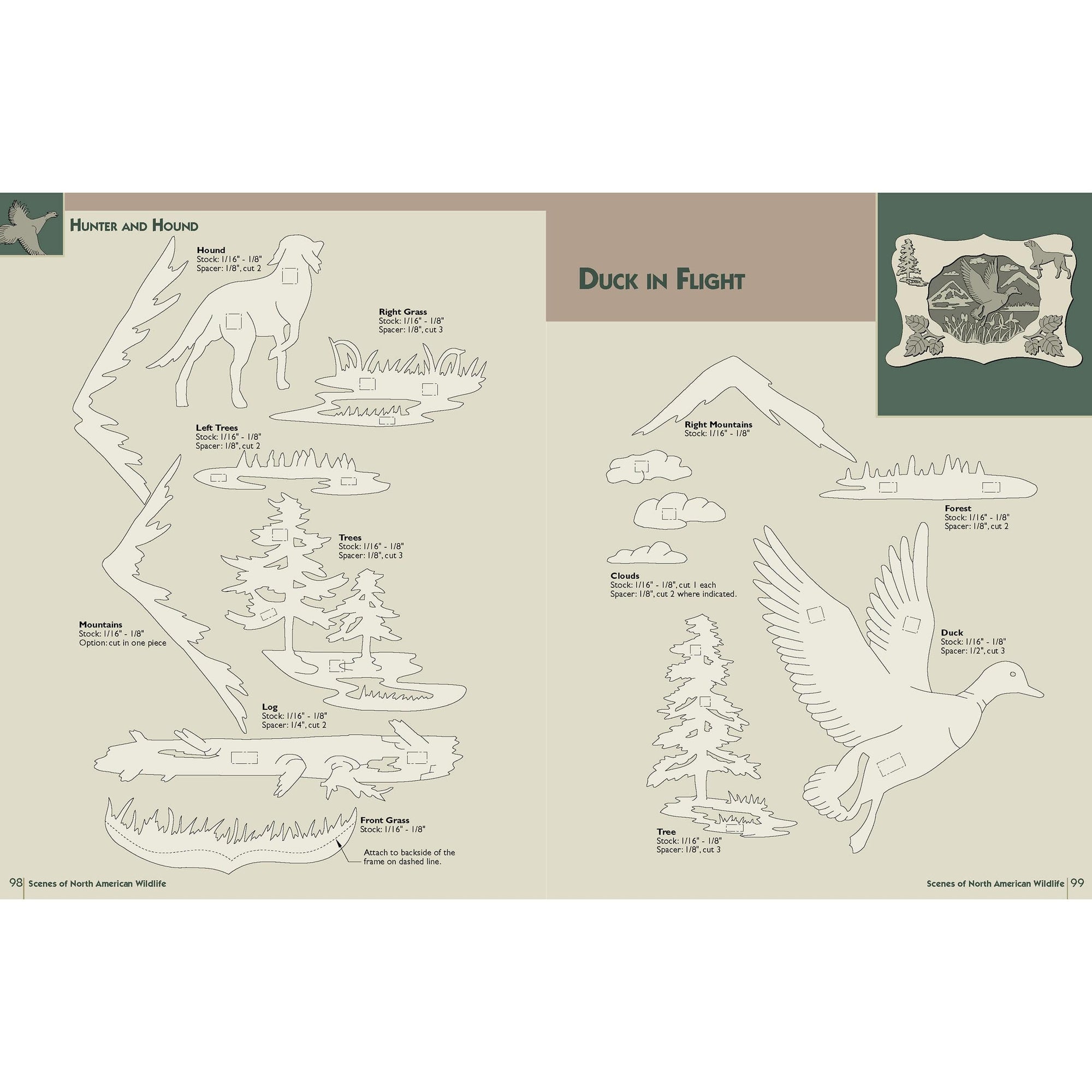 Scenes of North American Wildlife for the Scroll Saw alt 0