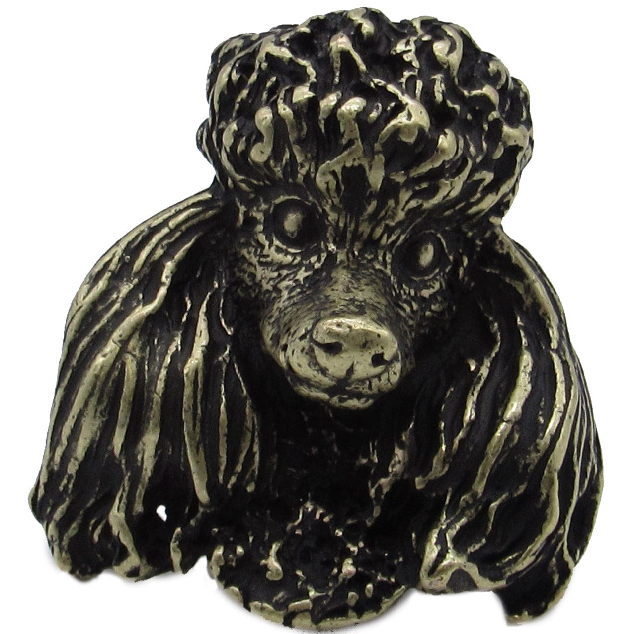 Poodle Knob Brass Oxide alt 0