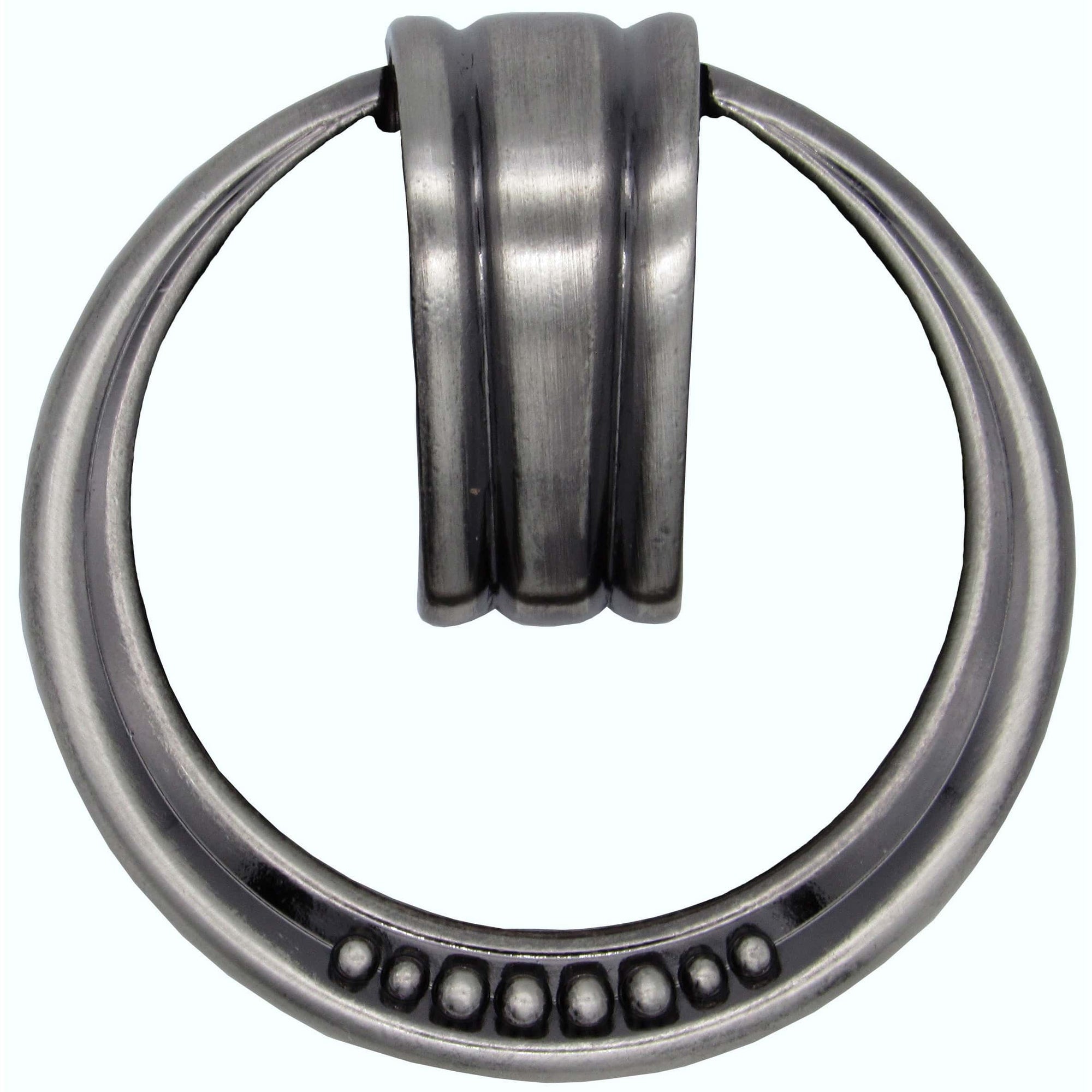Beaded Elegance Ring Pull Satin Nickel Oxide alt 0