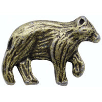 Bear Right Facing Knob Brass Oxide alt 0