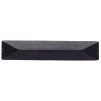 Rustic Pyramid Pull 3-3/4" Center Matte Black alt 0