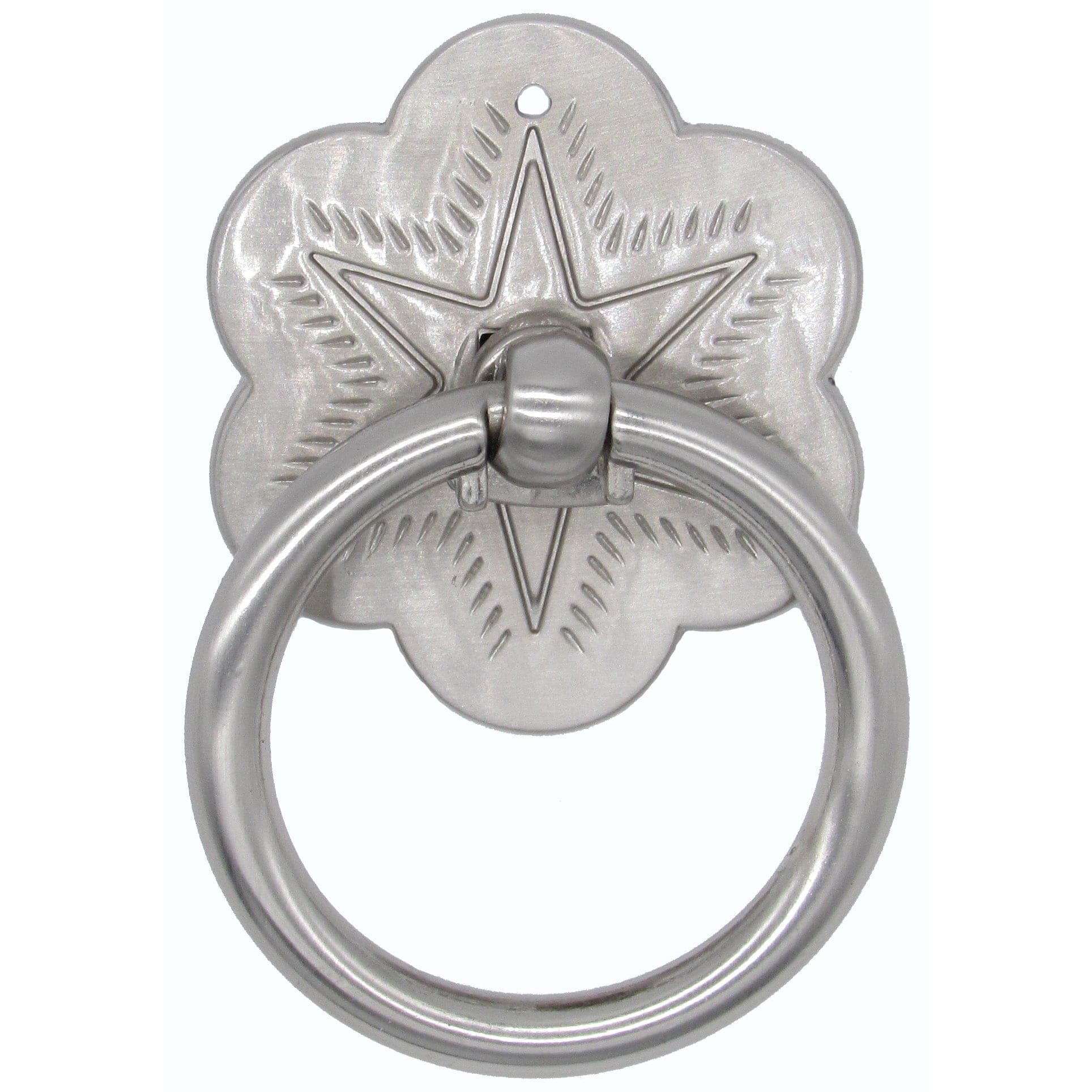 Ring Star Pull Satin Nickel alt 0