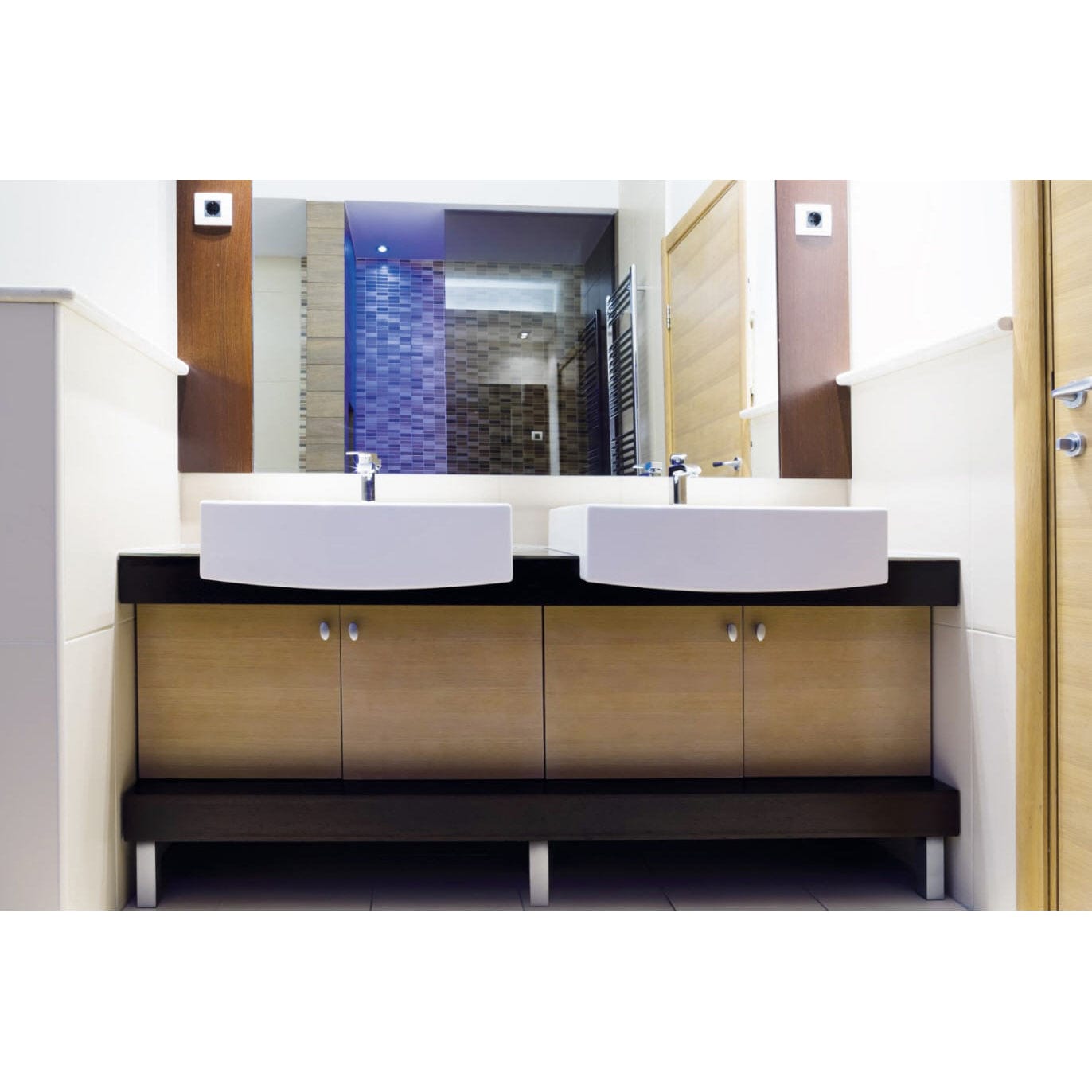 11-3/4" (300 mm) Adjustable Furniture Leg Matte Black Pack of 4 alt 0