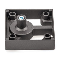 5/8" (16 mm) Adjustable Contemporary Furniture Leg Dark Brown alt 0