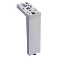 7-7/8" (200 mm) Adjustable Contemporary Versatile T or L Shaped Furniture Leg Aluminum alt 0